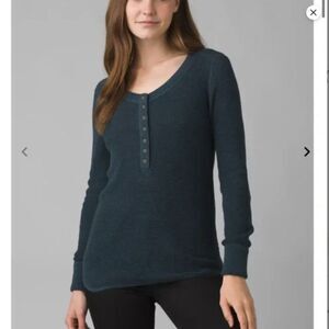 Prana Large Forest Green Milani Henley